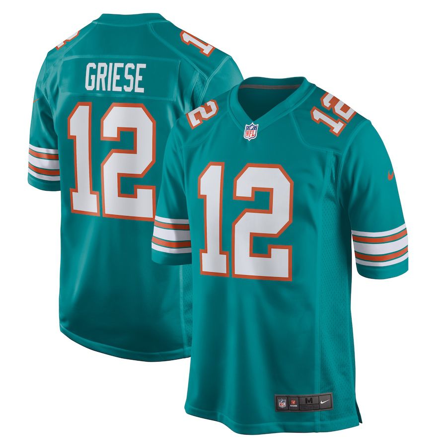 Men Miami Dolphins #12 Bob Griese Nike Green Retired Player NFL Jersey